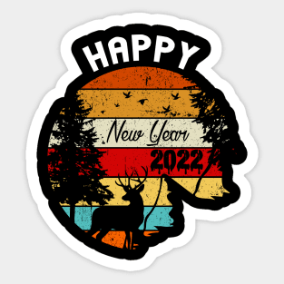 Happy New Year 2022 Sticker